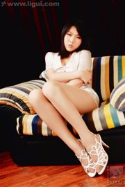 Người mẫu Wen Jing "Private House Secret Words" [丽 柜 LiGui] Hình ảnh đôi chân ngọc và đôi chân xinh đẹp