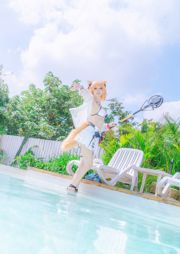 [Ảnh cosplay] Cá vàng yui blogger thú cưng dễ thương - áo tắm rỗng